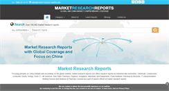 Desktop Screenshot of market-research-reports.com